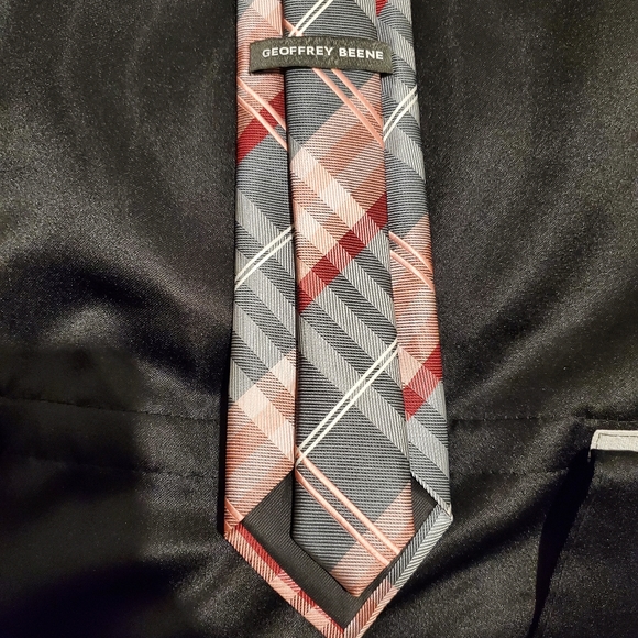 Tie Pink and grey - Picture 2 of 2